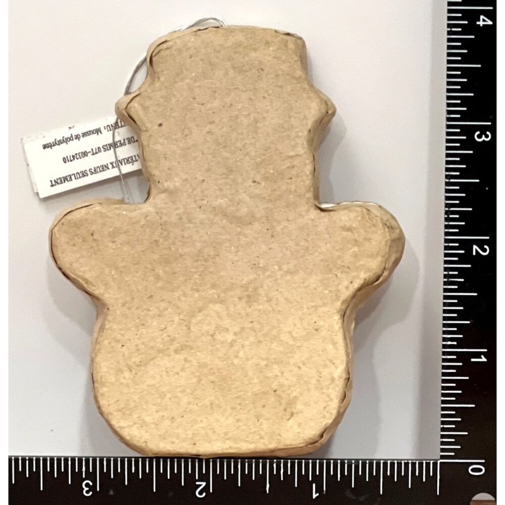 DIY Paper Mâché Snowman Ornament By Michaels  set of 4